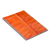 ワニの腹肌のテクスチャ背景。この画像 ノートブック (右側)