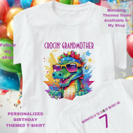 ワニの誕生日おばあちゃんおばさんとお揃い Tシャツ