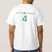 ワニの誕生日パパおそろい Tシャツ (裏面)
