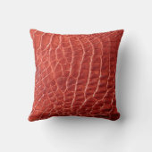 ワニの革のテクスチャ クッション (裏面)