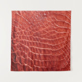 ワニの革のテクスチャ タペストリー (正面(横))