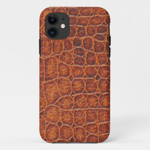 ワニの革デザイン iPhone 11 ケース