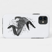 ワニの黒いシルエット Case-Mate iPhoneケース (裏面(横))