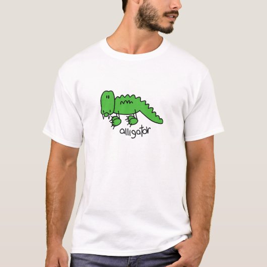 ワニのTシャツとギフト Tシャツ (正面)