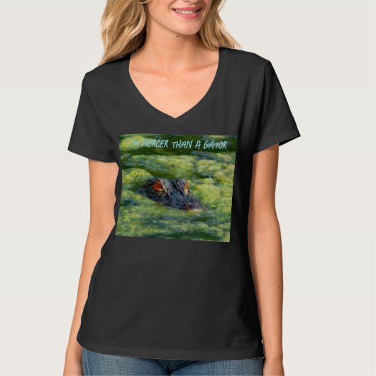 ワニより強い Tシャツ (正面)