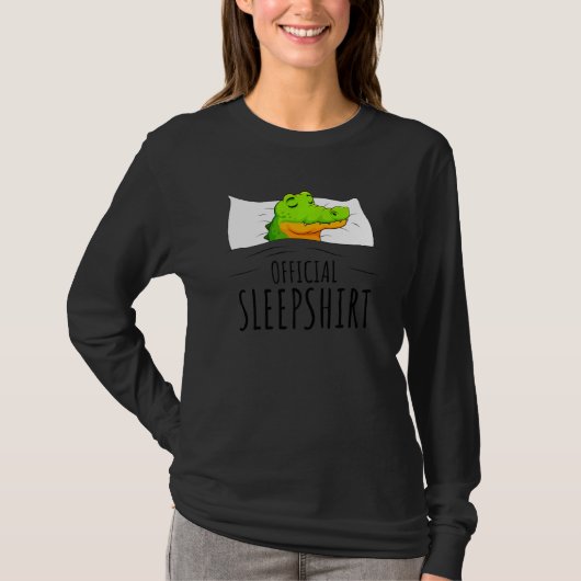 ワニアリゲーターオフィシャルスリープ Tシャツ (正面)