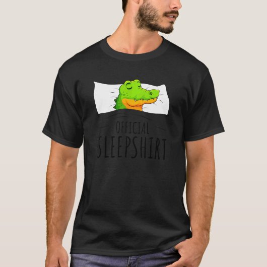 ワニアリゲーターオフィシャルスリープ Tシャツ (正面)