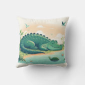 ワニインスパイア枕 クッション (裏面)