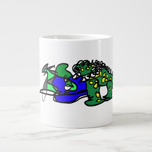 ワニビート ジャンボコーヒーマグカップ (正面)