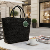 ワニフェイクゲーターレザープリント キーホルダー