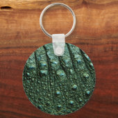 ワニフェイクゲーターレザープリント キーホルダー (正面)