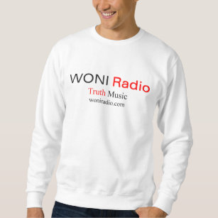 ワニラジオ·トゥルース·ミュージック·ベーシック·ホワイトスワット スウェットシャツ