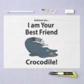 ワニワニおもしろいワニ 薄葉紙 (クラフト)