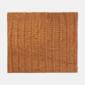 ワニワニワニワニ革テクスチャ閉鎖  フリースブランケット (正面(横))