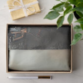 ワニ付きステームパンクレザー付きデコペ 薄葉紙 (ギフト)