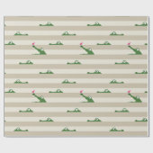 ワニ包み紙 ラッピングペーパー (フラット)