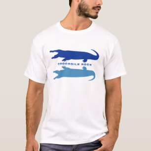 ワニ反射(青) Tシャツ