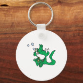 ワニ吹の気泡 キーホルダー (正面)