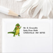 ワニ差出人住所ラベル ラベル (インサイチュ)