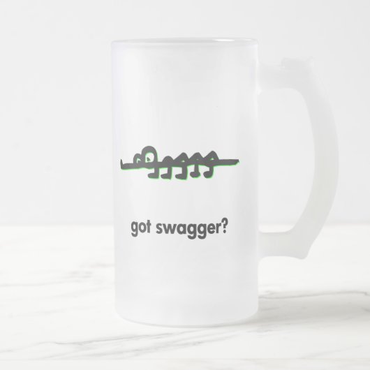 ワニ得グ フロストグラスビールジョッキ (右)