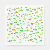 ワニ模様 スタンダードランチョンナプキン (正面)