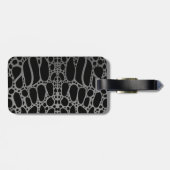 ワニ模様 ラゲッジタグ (裏面横)