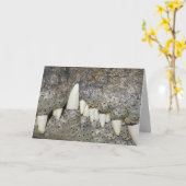 ワニ歯グリーティングカード カード (黄色い花)