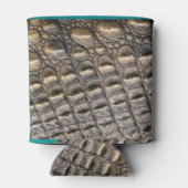 ワニ皮カスタム皮モノグラムテンプレート 缶クーラー (裏面)