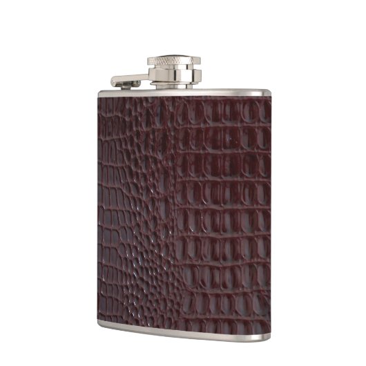 ワニ皮フラスコ フラスク (左)