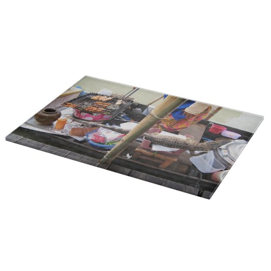 ワニ肉バーベキュー…タイ通り食品 カッティングボード (角)