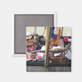ワニ肉バーベキュー…タイ通り食品 マグネット (正面/裏面)