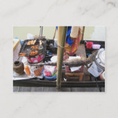 ワニ肉BBQ ...タイ通り食品 名刺 (裏面)