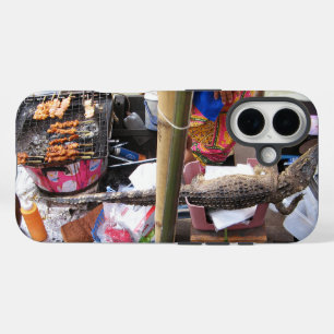 ワニ肉BBQ ...タイ通り食品 iPhone 16ケース