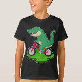 ワニ自転車 Tシャツ (正面)