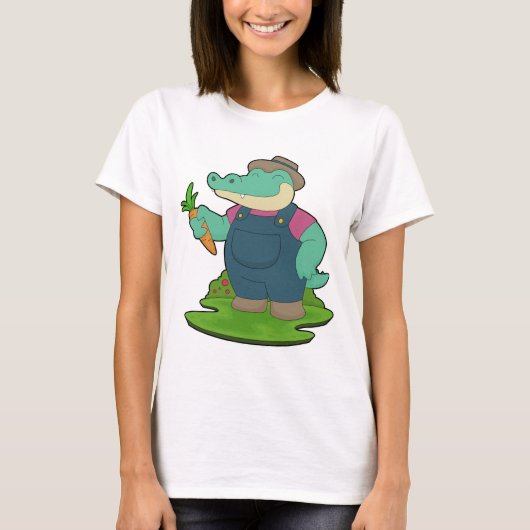 ワニ農家のニンジン農園 Tシャツ (正面)