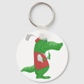 ワニ遊ズゴルフ キーホルダー (正面)