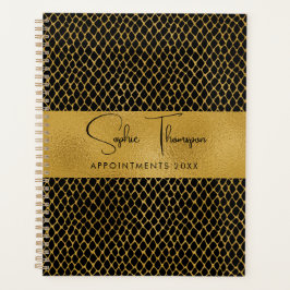 ワニ金ゴールド黄金新年 プランナー手帳