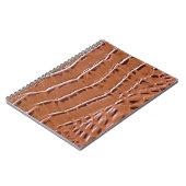 ワニ革のテクスチャ裏地抽象、ani ノートブック (左側)