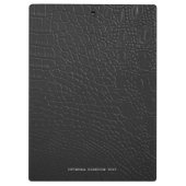 ワニ革のテクスチャ赤い文字 クリップボード (裏面)