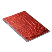 ワニ革のテクスチャ ノートブック (右側)