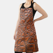 ワニ革の偽の外観 エプロン (インサイチュ)