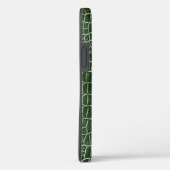 ワニ革フェイクの名パーソナライズされた前 Case-Mate iPhoneケース (裏面 / 右)