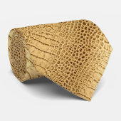ワニ革ワニの皮 ネクタイ (ロール)