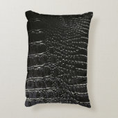 ワニ革 アクセントクッション (裏面(縦))