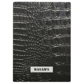 ワニ革 クリップボード (裏面)