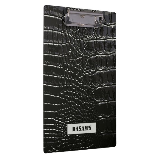 ワニ革 クリップボード (右)