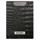 ワニ革 クリップボード (正面)