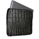 ワニ革 ラップトップスリーブ (正面右)