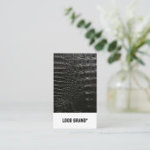 ワニ革 名刺 (スタンド正面)