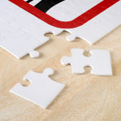 ワニ食べ物を与え動物園の看板にベビーしない ジグソーパズル (側面)